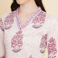 Designer Stylish White Cotton Stitched Suit With Dupatta - Tanisha | Swadesiicart