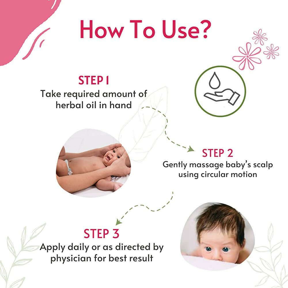 Pokonut Herbal Chemical Free Baby Hair Oil - Swadesiicart