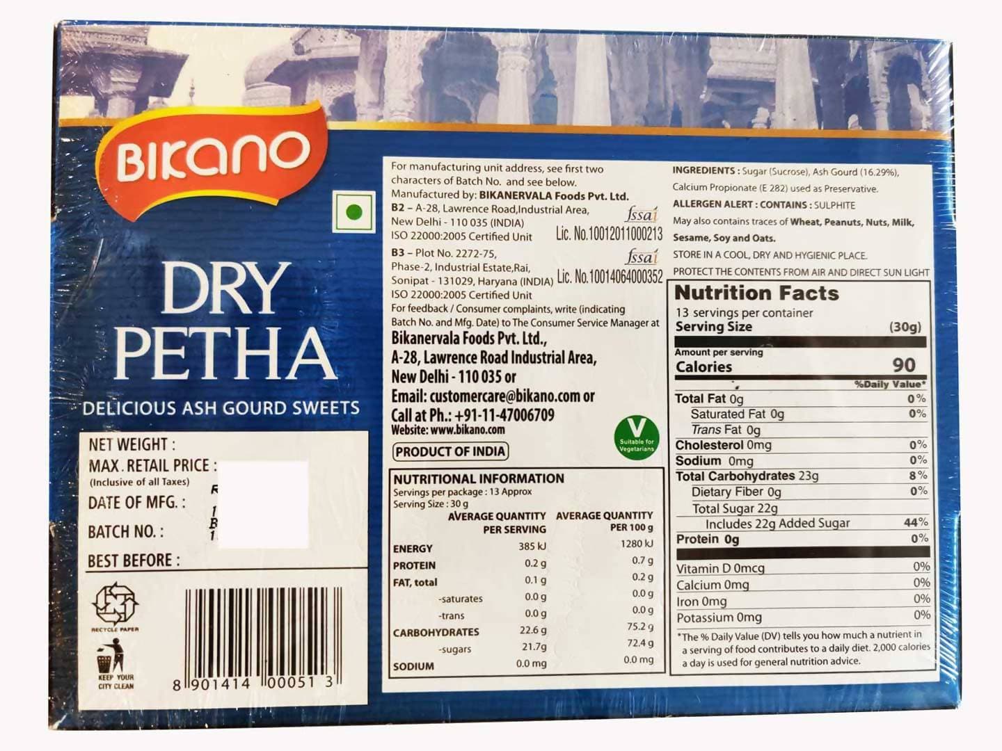Bikano Dry Petha | Swadesiicart