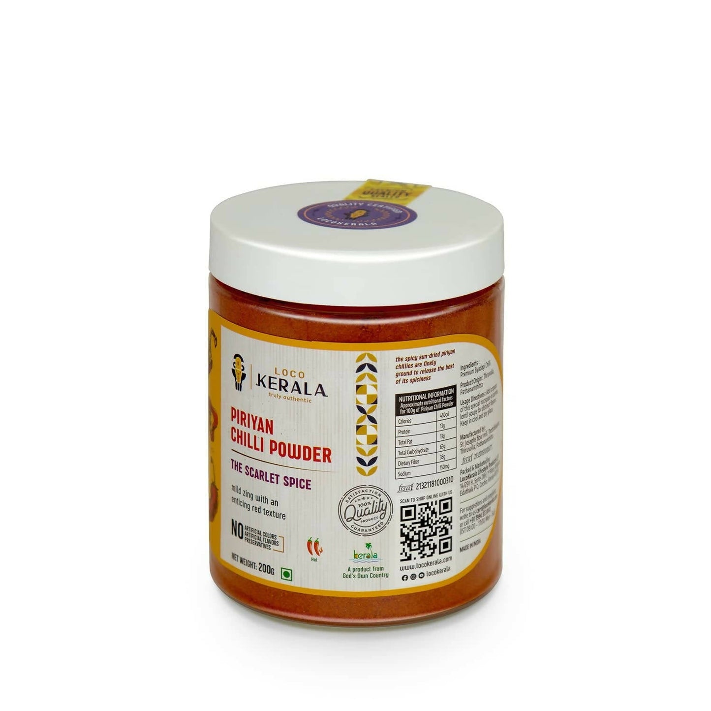 LocoKerala The Scarlet Spice Piriyan Chilli Powder - Swadesiicart