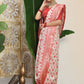 Shree Shyam Fashion Linen Cotton Red & White Saree