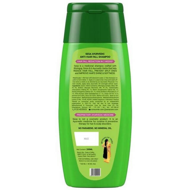 Sesa Ayurvedic Anti-Hair Fall Onion Shampoo - Swadesiicart