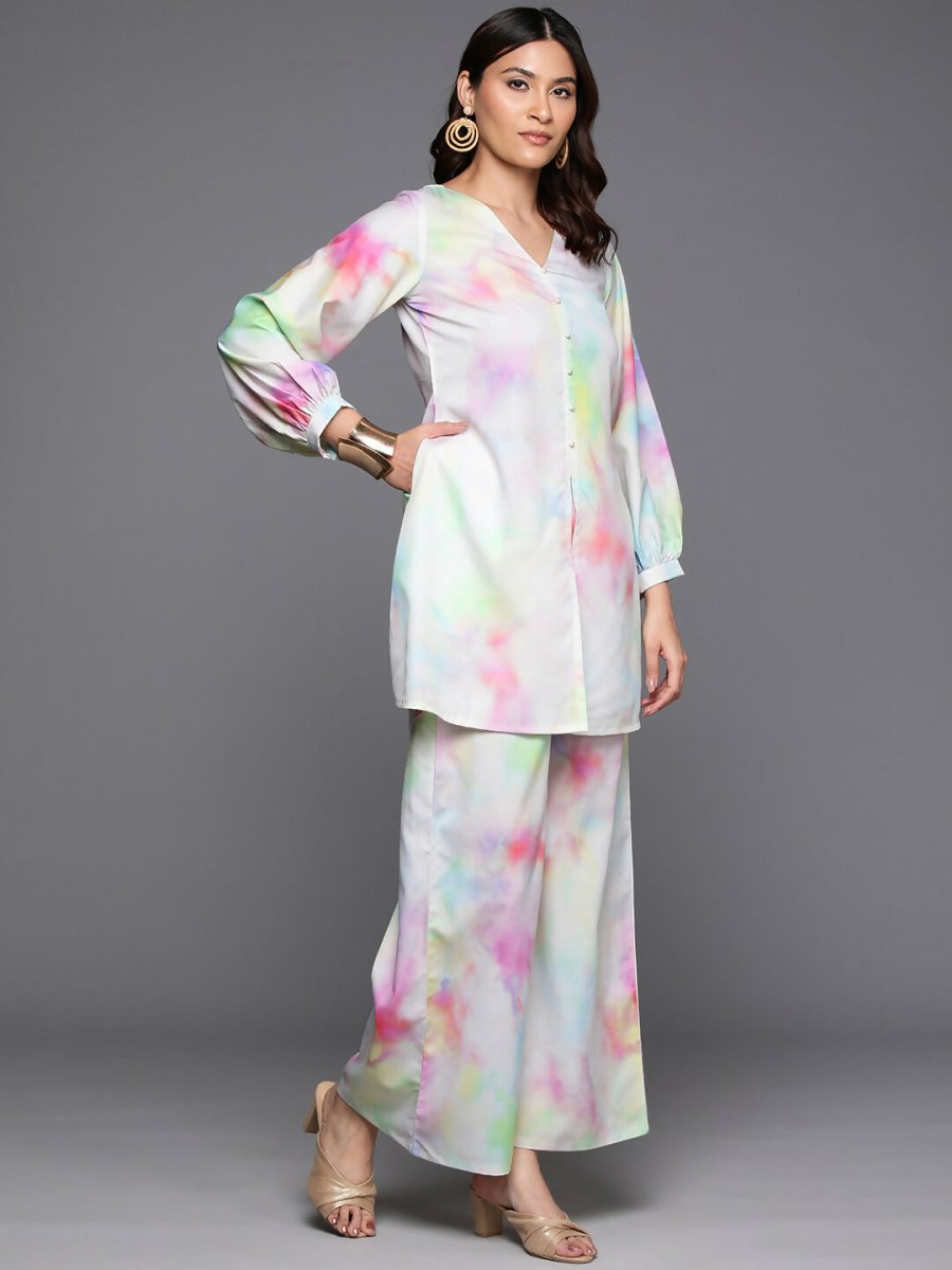 Ahalyaa Women's Traditional Wear Co-ods - Multi Color - Swadesiicart