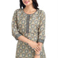 Snehal Creations Pretty Pastle Variyali Green Rayon Short Kurti Tunic Top - Snehal Creation Inc