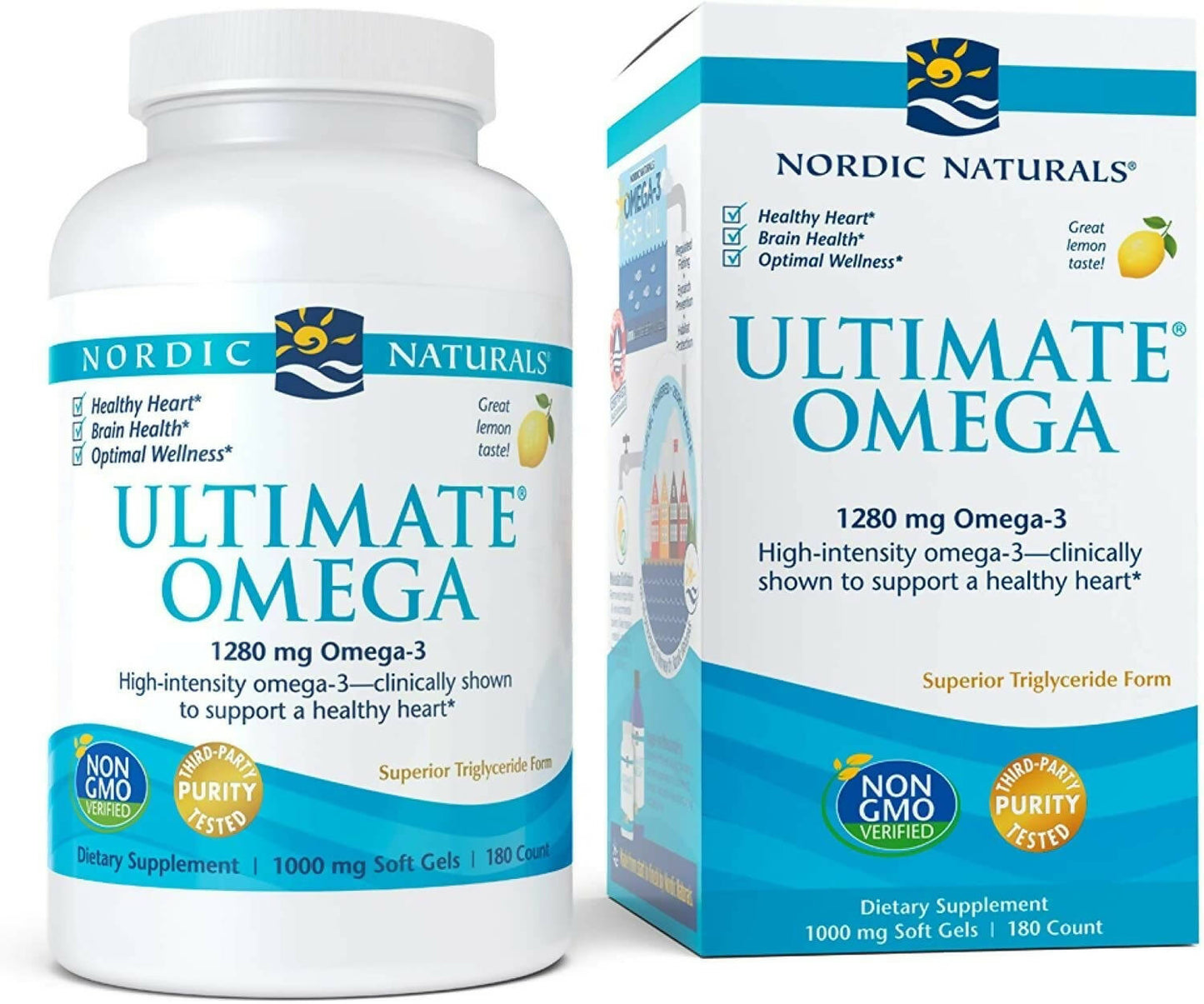 Nordic Naturals Ultimate Omega 3 Fish Oil Softgels - Swadesiicart