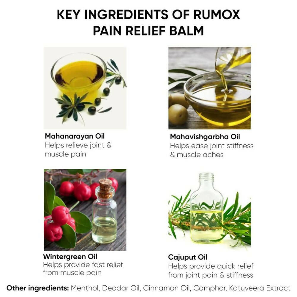 Dr. Vaidya's Rumox Pain Relief Balm | Swadesiicart