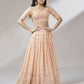 House of Panchhi Women Peach Pure Georgette Embroidered Lehenga & Blouse, Dupatta | Swadesiicart