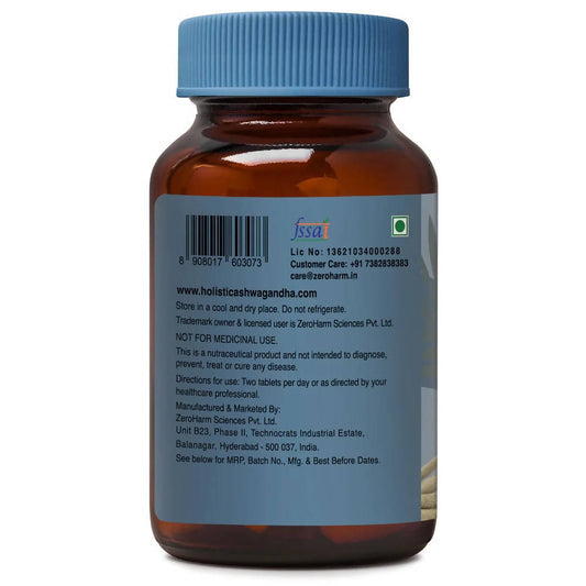 Zeroharm Holistic Ashwagandha Tablets - Swadesiicart