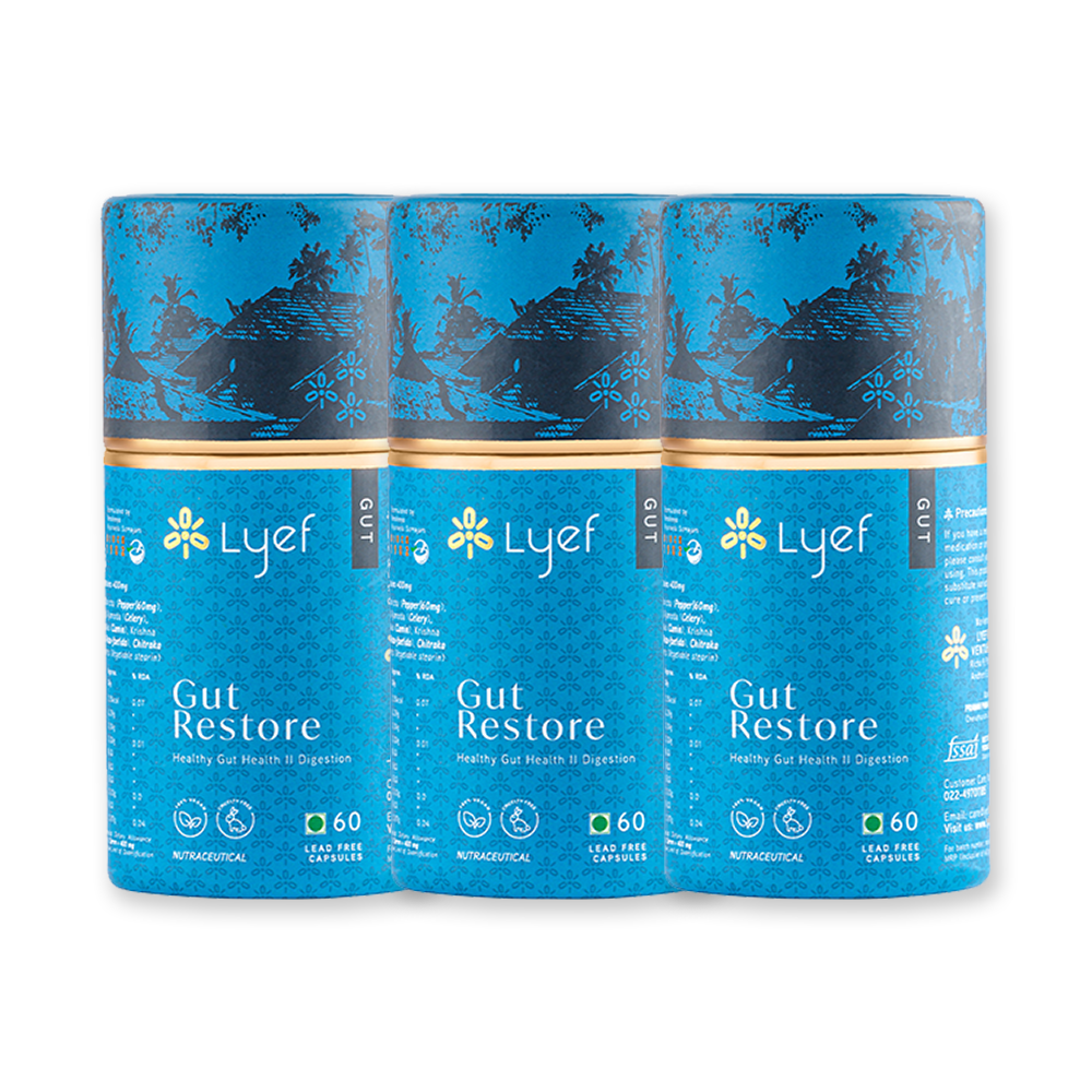 LYEF Gut Restore Capsules | Swadesiicart
