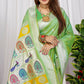Jyoti Fashion Women's Sea Green Paithani Silk Zari Woven Saree with Blouse | Swadesiicart