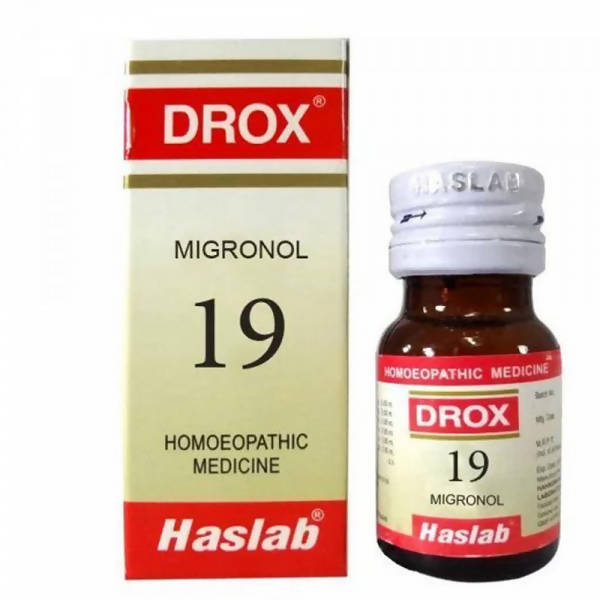 Haslab Homeopathy Drox 19 Migronol Drops | Swadesiicart