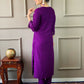 The52 Violet Rayon Slub Fabric Embroidered work Straight cut Kurta, Pant and Dupatta Set - Swadesiicart