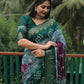 Anaita Grey Woven Design Pure Bandhej Soft Silk Saree