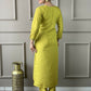 Lemon Viscose chanderi Stitched Suit With Dupatta - Tanisha | Swadesiicart