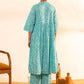 Janasya Sea Green Cotton Floral Printed Casual Maternity Set | Swadesiicart
