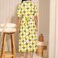 Janasya Multicolour Cotton Geometric A-Line Dress | Swadesiicart