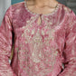 Vaasva Women's Digital Printed Tissue Suit Set With Solid Pant & Brocade Dupatta | Swadesiicart