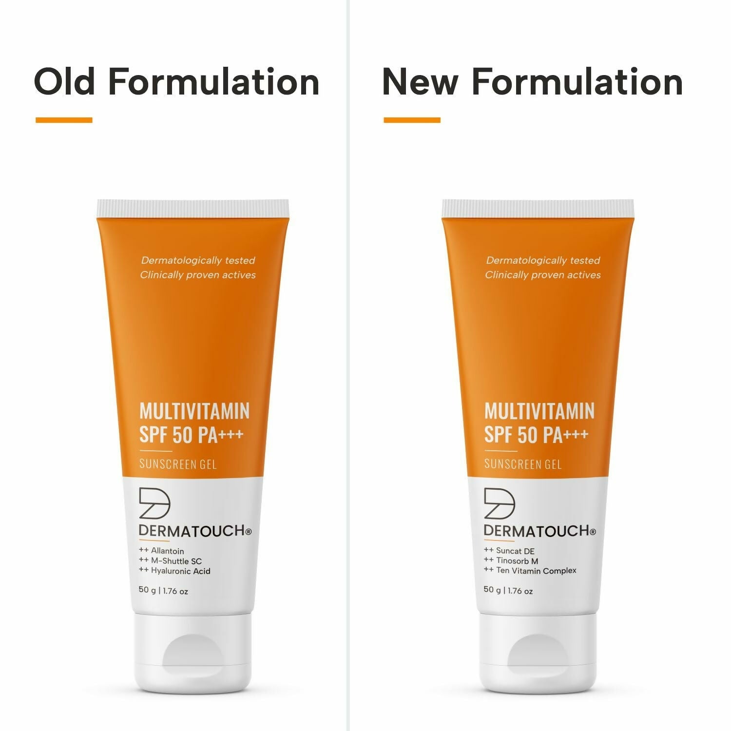 Dermatouch Multivitamin SPF 50 PA+++ Sunscreen Gel - Swadesiicart