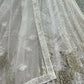 Jyoti Fashion Women's White Bridal Net Fancy Foil & Sequins with Multi Thread Embroidered Wedding Lehenga Choli | Swadesiicart