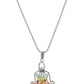 Women's Silver-Toned Blue Silver-Plated Handcrafted Chain - Ruby Raang | Swadesiicart