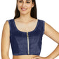 Aastha Fashion Women's Navy Blue Art Silk Designer Traditional Readymade Blouse