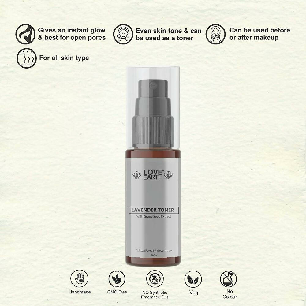 Love Earth Lavender Toner - Swadesiicart