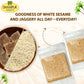 Dhampur Green Sesame Jaggery Chikki | Swadesiicart
