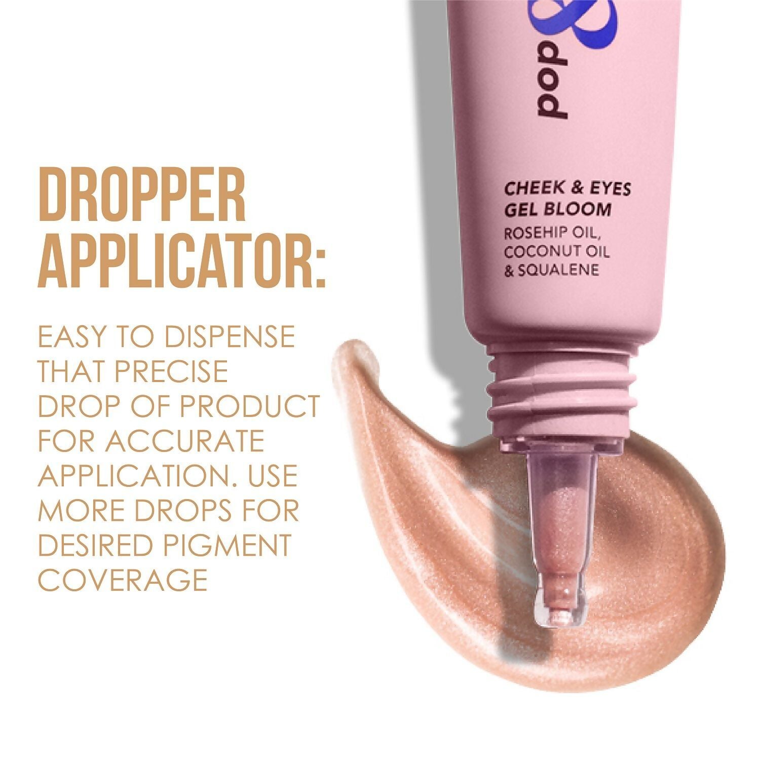 Blue Heaven Pop & Glow Cheek & Eye Gel Bloom Highlighter - Golden Hour - Swadesiicart