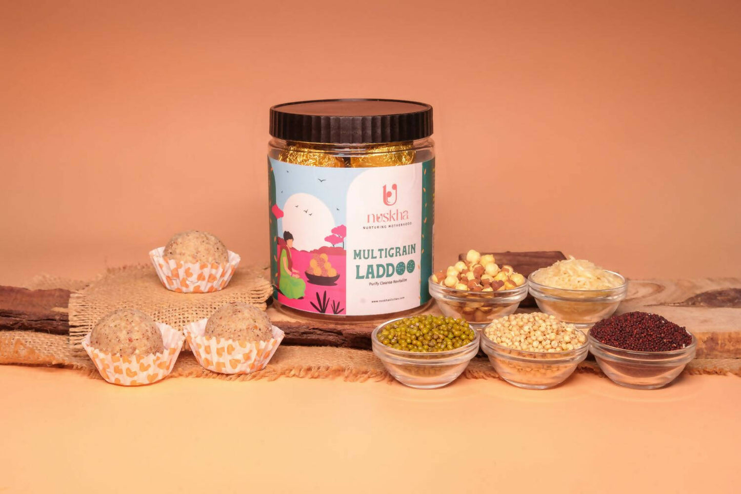 Nuskha Multigrain Laddoo | Swadesiicart