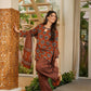 Aayaa Designer Cotton Silk Farshi Salwar Set - Maroon