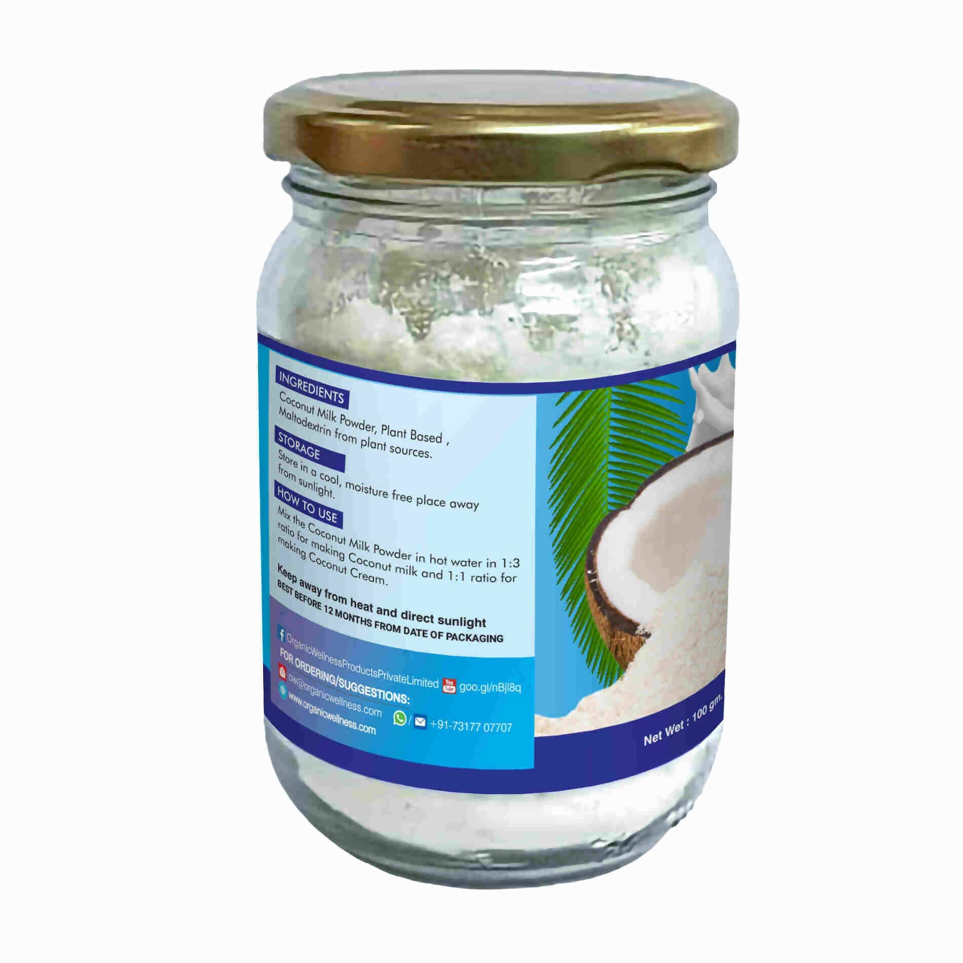 Organic Wellness Coconut Milk Powder - Swadesiicart