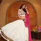 AI Fashion Off White Crepe Designer Navratri Wear Lehenga Choli Collection
