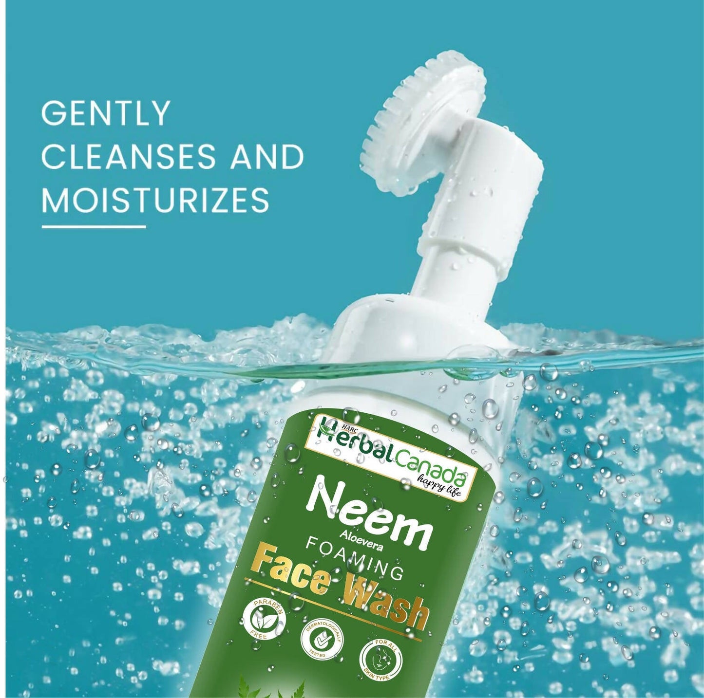 Herbal Canada Neem Foaming Face Wash - Swadesiicart