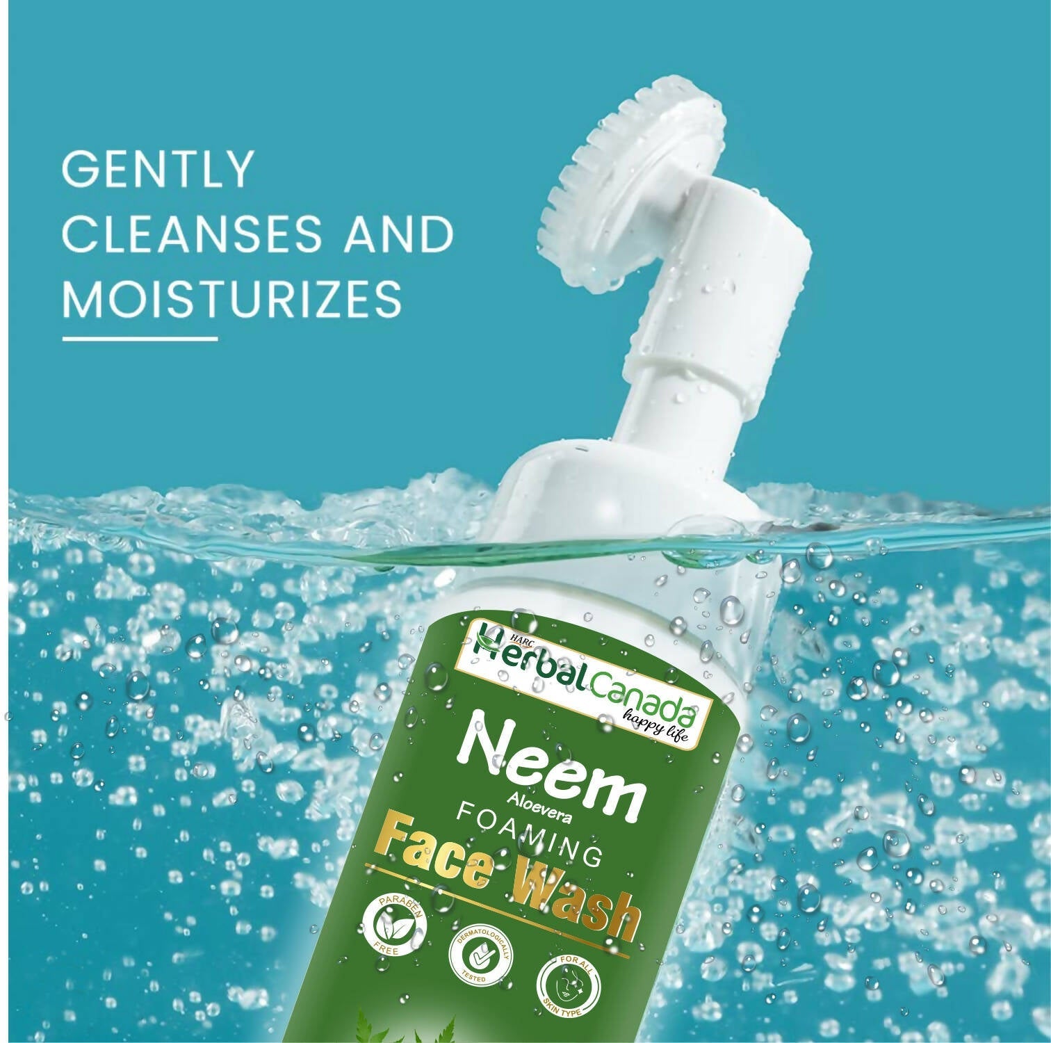 Herbal Canada Neem Foaming Face Wash - Swadesiicart