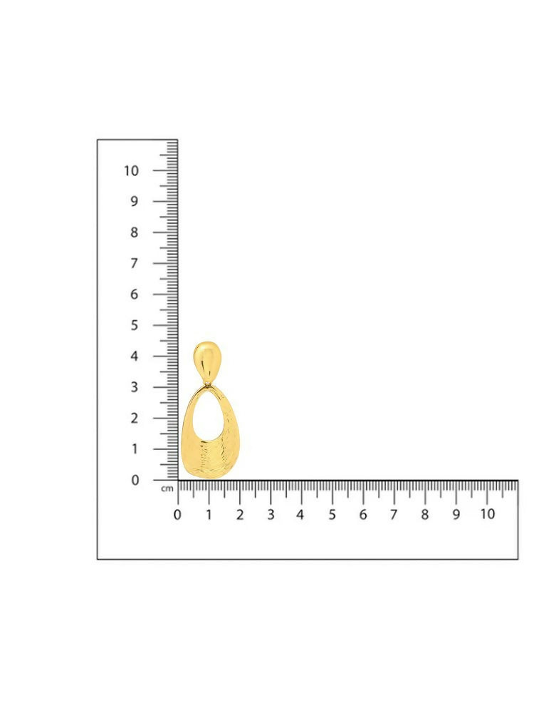 Golden Earrings - Ruby Raang | Swadesiicart