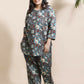 Breathables Blue Kalamkari Kurta & Pant Cotton Co-Ord Set