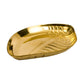 Spillbox Gold-Toned Brass Textured Sangu Thali Pooja Essential | Swadesiicart