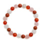 Red Carnelian, Amathyst Beads Bracelet - Ruby Raang | Swadesiicart