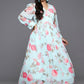 Ahalyaa Women's Traditional wear Ethnic Dress - Blue | Swadesiicart