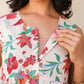Janasya Light Cotton Floral A-Line Kurta Set | Swadesiicart