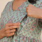 Janasya Light Cotton Floral A-Line Top & Bottom Set | Swadesiicart