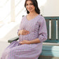 Janasya Light Cotton Floral A-Line Dress | Swadesiicart