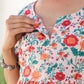 Janasya Bright Cotton Floral Fit & Flare Dress | Swadesiicart