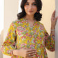 Janasya Bright Cotton Floral A-Line Kurta Set | Swadesiicart