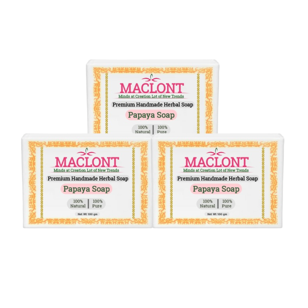 Maclont Papaya Soap | Swadesiicart