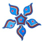 Kundan HandiKrafts Shank Rangoli Blue (Baby) - Aahana - The Bliss Store