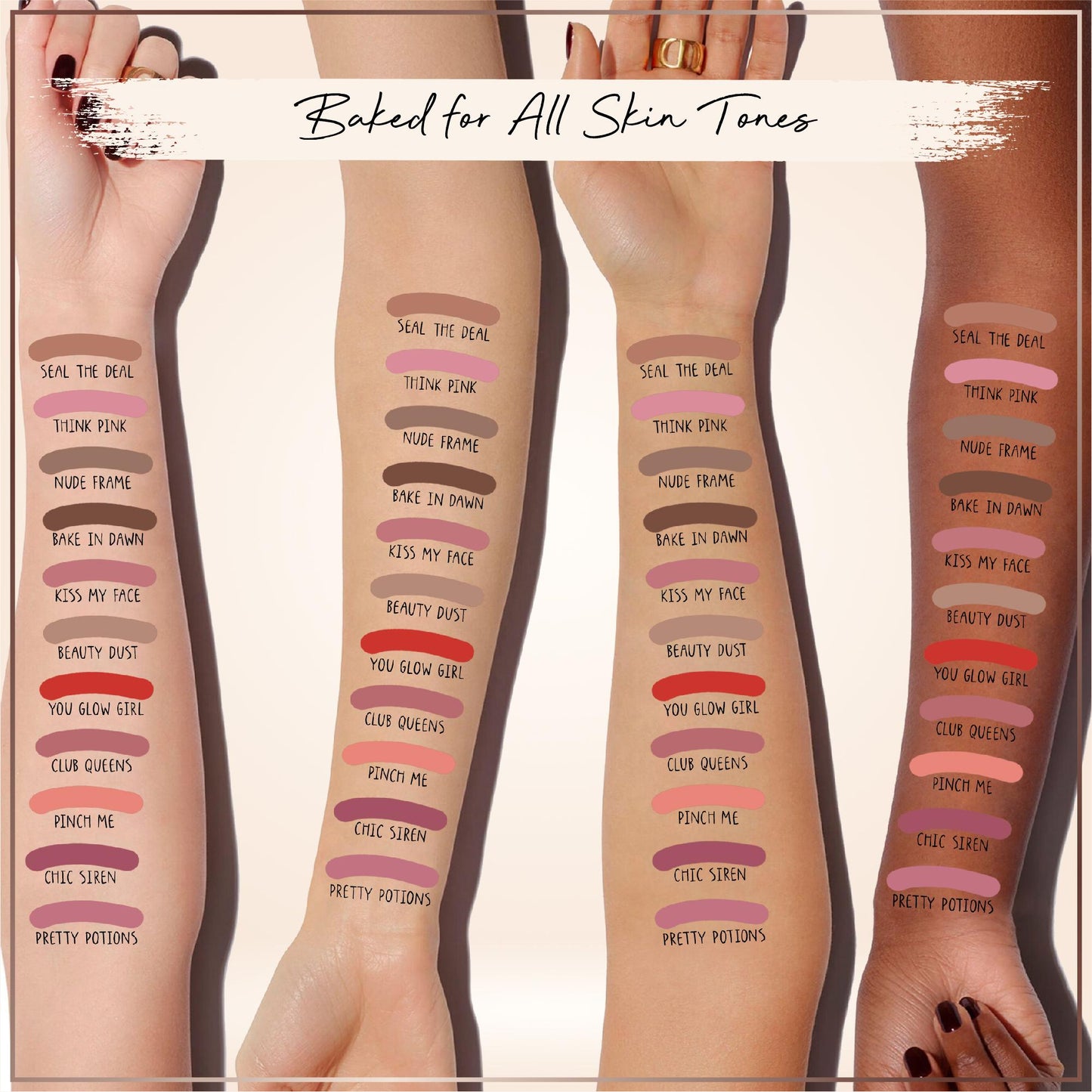 Baked Beauty Liquid Matte Lipstick Set (Set of 11)
