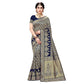Vamika Navy Banarasi Jacquard Weaving Saree | Swadesiicart