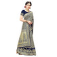 Vamika Navy Banarasi Jacquard Weaving Saree | Swadesiicart