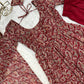 Lorenvalley Fashion Women Pure Soft Georgette Kalamkari Print Fully Flair Anarkali With Pant Dupatta Set - Maroon | Swadesiicart